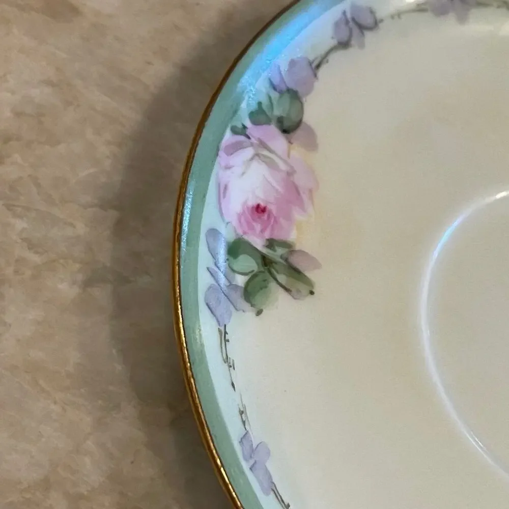 MZ Austria saucer only handpainted antique